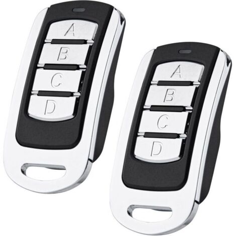 Lot de 2 télécommandes garage 868 MHz pour Hörmann Marantec Berner compatible avec clonage