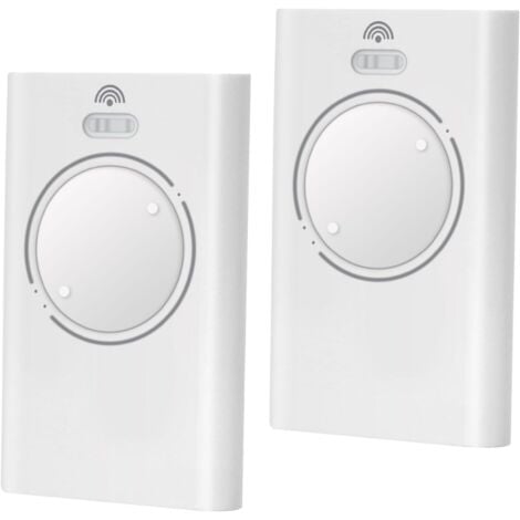 ENOWELIR Lot de 2 télécommandes portail 868 MHz compatibles avec XT4 868 SLH LR, XT4 868 SLH, XT2 868 SLH LR, XT2 868 SLH, Blanc