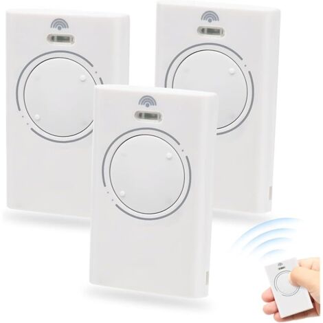 Lot de 2 Télécommandes Portail 868MHz Compatible avec FAAC XT4 868 SLH LR, XT4 868 SLH, XT2 868 SLH LR, XT2 868 SLH (3pcs)