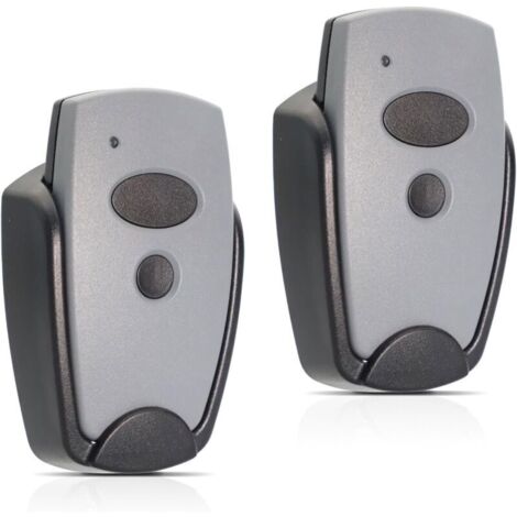 Lot de 2 télécommandes pour ouvre-porte de garage Marantec 868,3 MHz, 2 canaux, compatible avec Marantec Digital 302 384 304 313 321 323 131