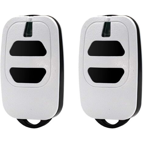 MCBOSON Lot de 2 télécommandes pour porte de garage DEA GTI2 GTI4 433,92 MHz