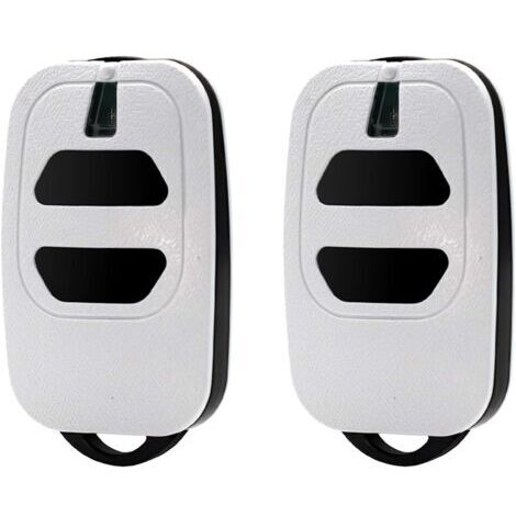 Lot de 2 télécommandes pour porte de garage DEA GTI2 GTI4 433,92 MHz