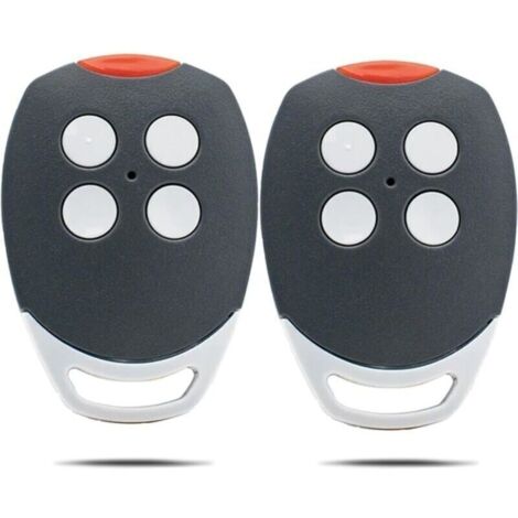 Lot de 2 télécommandes pour porte de garage Ditec GOL4C, ZEN2C, ZEN4C, pour porte de garage