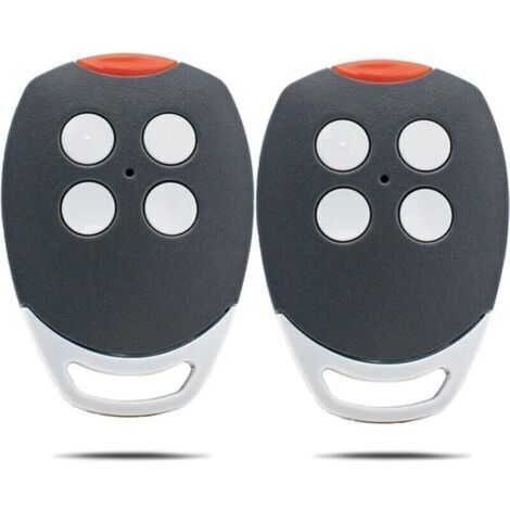 Lot de 2 télécommandes pour porte de garage Ditec GOL4C, ZEN2C, ZEN4C, pour porte de garage