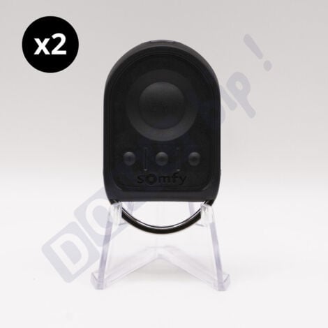 Lot de 2 Télécommandes Somfy Keygo io - 4 canaux - Pour Automatisme Portails et Volets - Fréquence 868 MHz - Technologie io