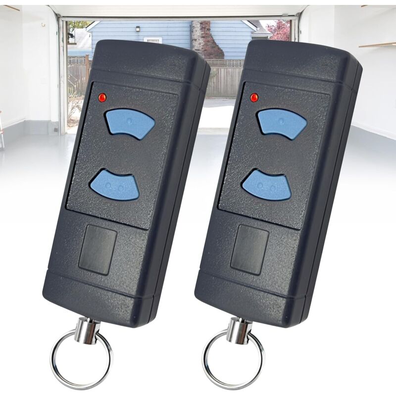 Lot de 2 télécommandes universelles pour garage, télécommande de porte de garage 868 MHz, télécommandes de porte automatique, copieur de clé,