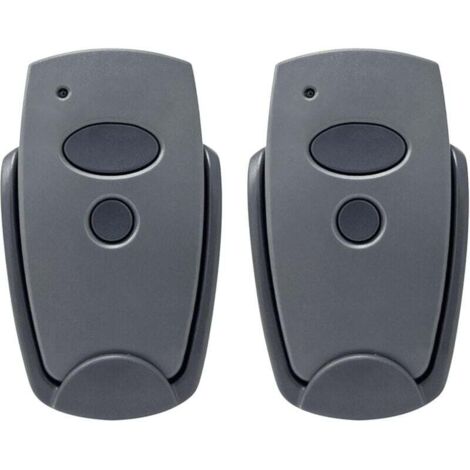 Lot de 2 télécommandes universelles pour porte de garage 868 MHz compatibles avec Marantec Digital 302, 304, 382, ​​384, 313, 321, 323, 131