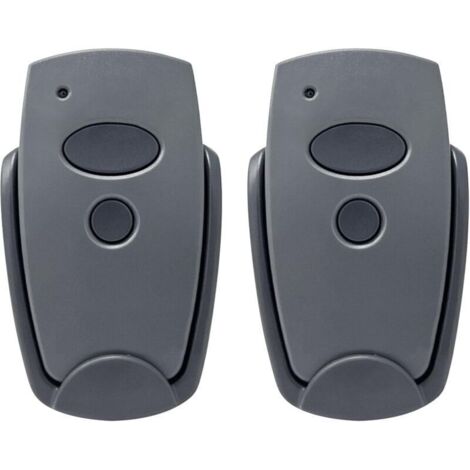 Lot de 2 télécommandes universelles pour porte de garage 868 MHz compatibles avec Marantec Digital 302, 304, 382, ​​384, 313, 321, 323, 131