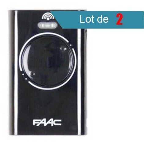 Lot de 2 télécommandes XT2 868 SLH noires