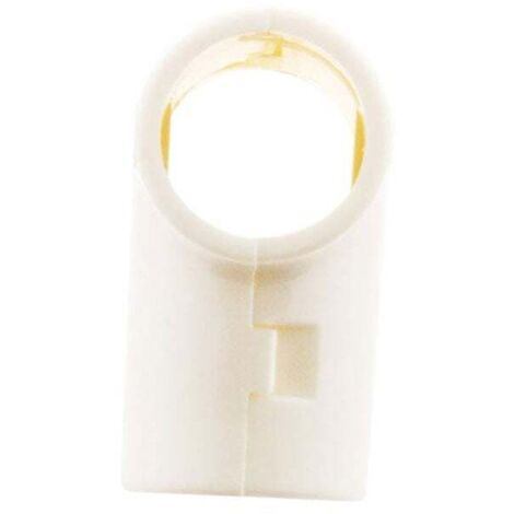 Lot de 2 Tés pour tube IRL Ø16mm - Blanc - Zenitech