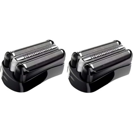 Lot de 2 têtes de rasoir de rechange pour série 3 32B compatibles avec Braun S3 3040s 3000s 3050cc 3010s 3070cc 3080s 3090s 310s 3020s 330s 370cc-4 380s-4