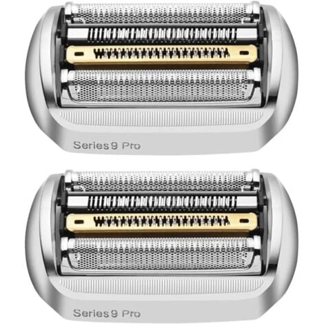 ANDYOU Lot De 2 Têtes De Rasoir De Rechange,Compatibles Avec Braun Razor Series 9 Pro Pour Homme,Têtes De Rechange (92S/2 Pièces)