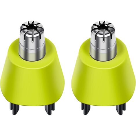 Lot de 2 têtes de rechange pour poils de nez Philips One-Blade QP2520/90, QP6510/70, QP6530/70, QP652070