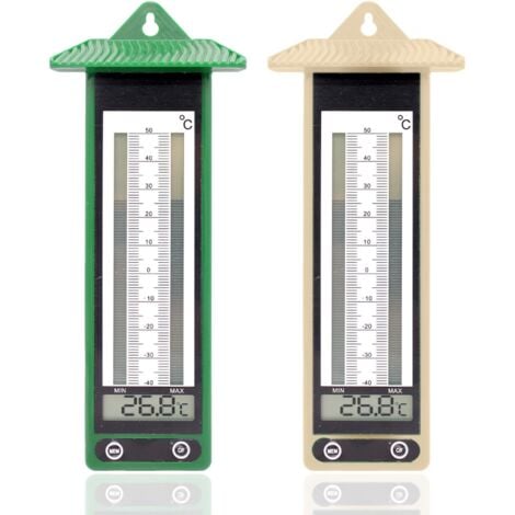 Lot de 2 Thermomètres FISHTEC Affichage digital