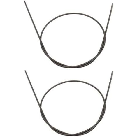 Lot de 2 tiges d'entraînement flexibles pour débroussailleuse Stihl FS55 FS85 FS75 FS80 1,44 m Pièce rechange 4130 711 3210 -