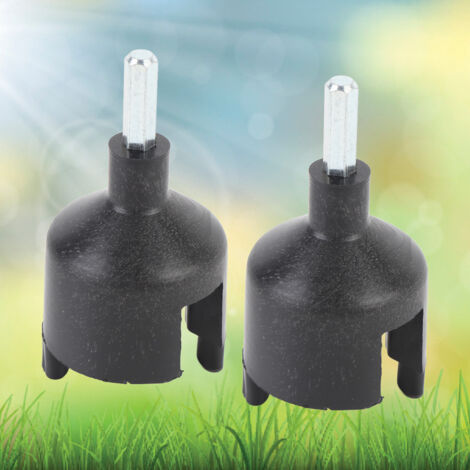 Lot de 2 Tiges Isolantes Auto-Taraudantes pour Clôtures Électriques Accessoires de Ferme Sécurité Animaux-KZQ