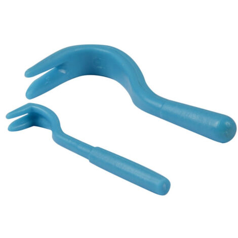 Lot de 2 Tire-Tiques "Chien & Chat" Bleu