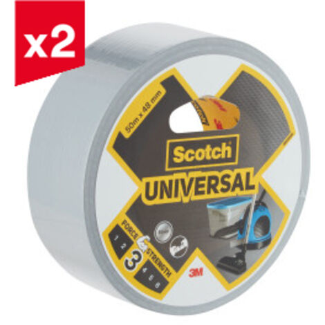 Lot de 2 toiles Scotch® Unv Argent 50mx48mm