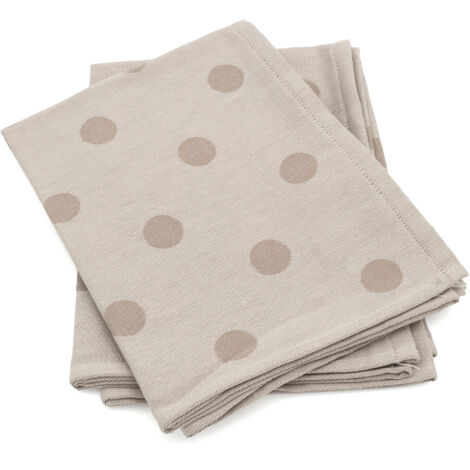 Lot de 2 torchons de cuisine toile coton SPOT 50x70 cm