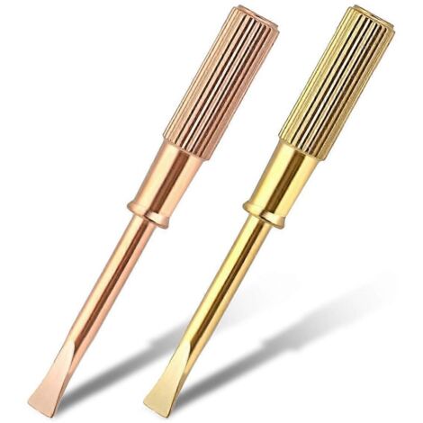 Lot de 2 tournevis pour bracelets, mini tournevis en acier titane, outils de réparation de bijoux, tournevis plat