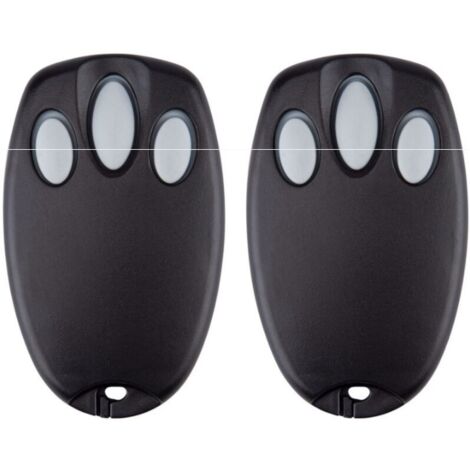 Lot de 2 transmetteurs portatifs de rechange pour porte de garage Chamberlain Liftmaster Motorlift 94335E 84335E ML700 ML500 ML850 Merlin + C945 C840 Security + 433,92 MHz