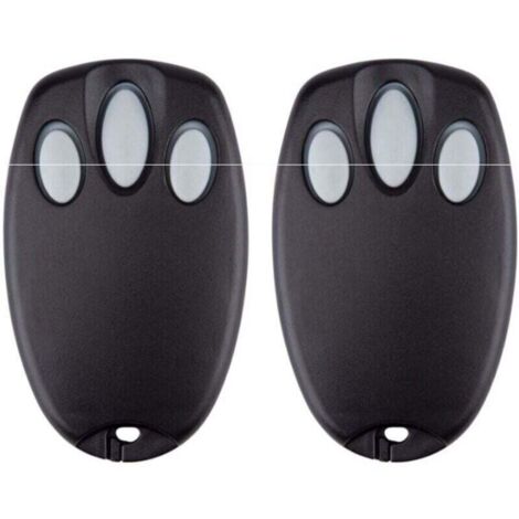 Lot de 2 transmetteurs portatifs de rechange pour porte de garage Chamberlain Liftmaster Motorlift 94335E 84335E ML700 ML500 ML850 Merlin + C945 C840 Security + 433,92 MHz