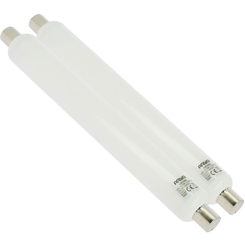 Lot de 2 tubes lino led S19 9W Eq 60W Température de Couleur: Blanc neutre 4000K