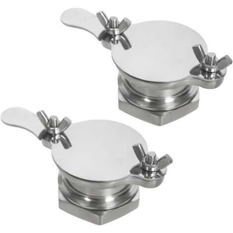 Lot de 2 valves à miel, en acier inoxydable pour extracteur, robinet extracteur de miel, accessoires de valve à miel, outil d'apiculture pour équipement d'embouteillage, seau à miel