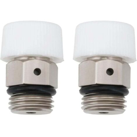 Lot de 2 vannes de purge automatiques en cuivre de 1/8 po pour purge automatique du radiateur et de l'aération