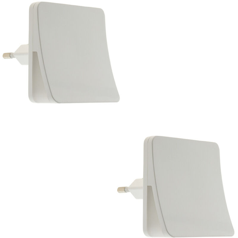 Lot de 2 veilleuses LED automatiques avec capteur jour/nuit - Otio Lot de 2 veilleuses LED automatiques avec capteur jour/nuit - Otio