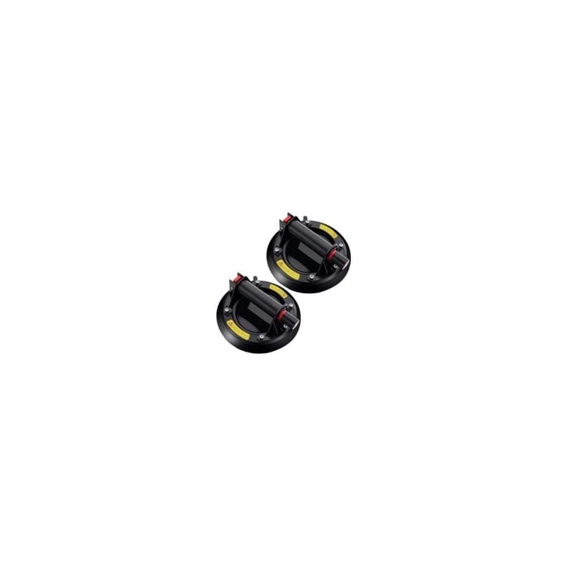 Lot de 2 Ventouse Vitre Professionnelle,Vide Ventouse en verre pour Transport et Déménagement de Vitre, Carrelage, Verre, Baie