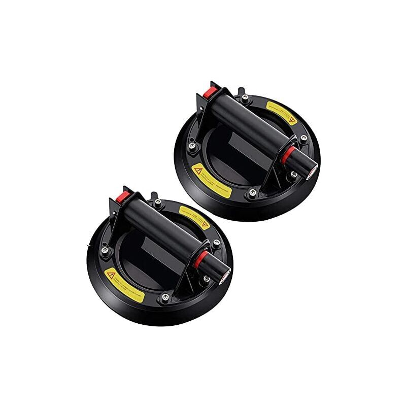 Lot de 2 Ventouse Vitre Professionnelle,Vide Ventouse en verre pour Transport et Déménagement de Vitre, Carrelage, Verre, Baie
