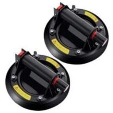 Lot de 2 Ventouse Vitre Professionnelle,Vide Ventouse en verre pour Transport et Déménagement de Vitre, Carrelage, Verre, Baie vitrée,Carreaux,Plaques & Sols, Manutention de meubles