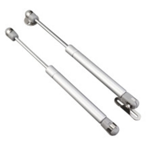 Lot de 2 Vérins à Gaz 100N Support Hydraulique pour Porte de Meuble Porte Relevable