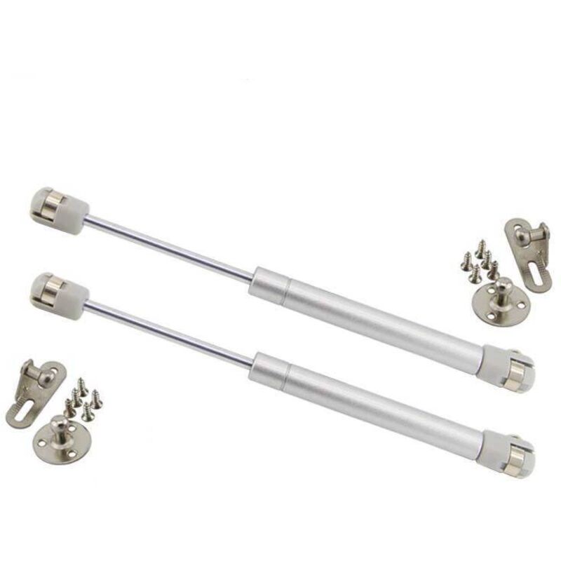 Lot de 2 vérins à gaz 80 N, vérins hydrauliques pour armoire, bras pneumatiques pour portes d'armoires de cuisine, amortisseurs pour charnières