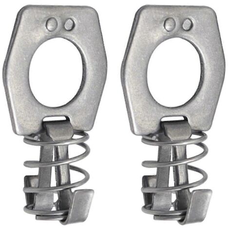 Lot de 2 verrous de porte métalliques à came pour chauffe-eau de camping-car