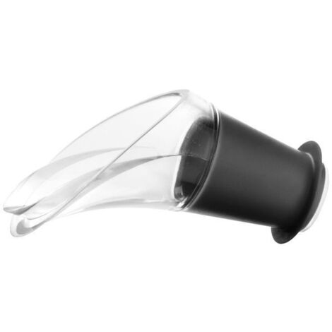Lot De 2 Verseurs Anti-goutte Noir - Wine Server Crystal - Vacuvin