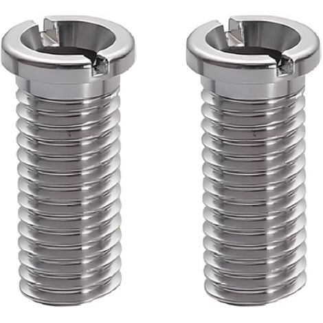 Lot de 2 vis de crépine d'évier en acier inoxydable – M12 x 15 x 40 mm – Résistantes à la rouille et à la corrosion – Installation facile