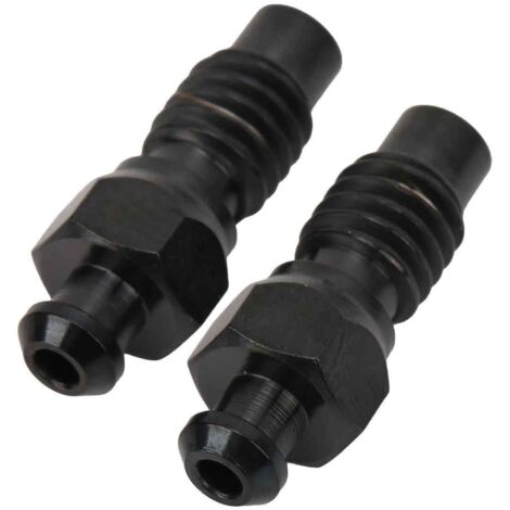 Lot de 2 vis de purge de frein à disque en alliage de titane M6, résistantes à la rouille, pour échappement de disque d'huile, accessoires de VTT