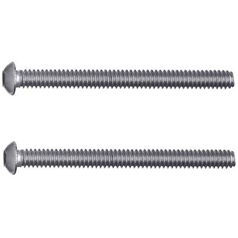 Lot de 2 vis inox M6x70 pour abattant OLFA Tradition, Europe, Universal descente manuelle