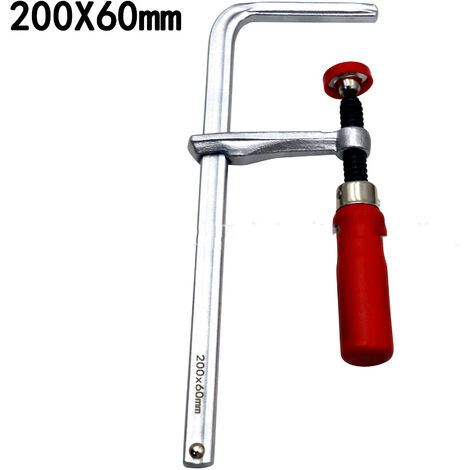 Lot de 2 Wooden handle rail clip rail clip woodworking F clip woodworking fixture pressure plate clip woodworking desktop clip-300mm