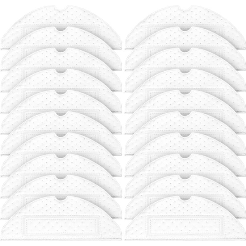 Sunxury - Lot de 20 accessoires de vadrouille pour aspirateur Roborock S7 MaxV Ultra / S7 MaxV / S7 Plus / S7 Max / S7, chiffons de vadrouille