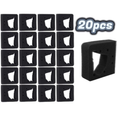 Lot de 20 adaptateurs de filtre à air pour moteur Honda GX31 17211-ZM3-800, nettoyant compatible avec les moteurs Honda GX31 GX22 FG100 série 4 temps