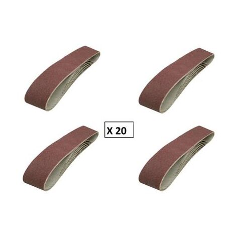 Bande Abrasive 100x915 mm14 pièces Bandes Abrasifs 2x grains  60-80-120-150-180-240-400 pour Bandes Ponceuses à Bande [9] - Cdiscount  Bricolage