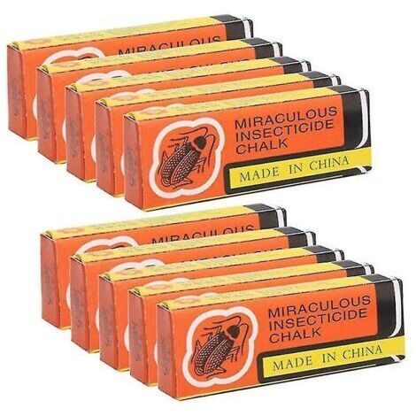 Lot de 20 boîtes anti-cafards craie magique sans poussière – Répulsif efficace pour cafards et fourmis – Utilisation intérieure recommandée