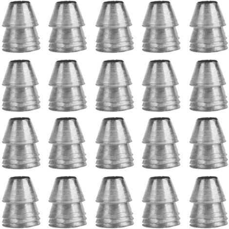 Lot de 20 cales de sécurité à poignée ronde en acier pour marteau à griffes et hache Diamètre 13 mm