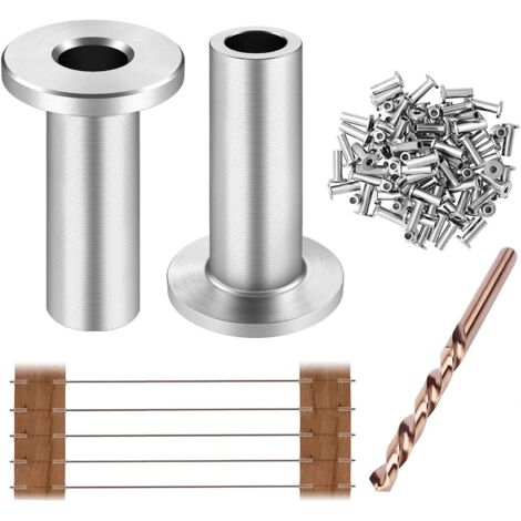 Lot de 20 Capuchons de Protection en Acier Inoxydable T316 - Pour Câbles de Garde-Corps Diamètre 3.2mm - Finition et Sécurité pour Rampe d'Esclier