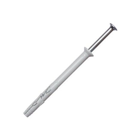 Lot de 20 chevilles et vis à frapper nylon Spit, diam. 6 x L. 65 mm