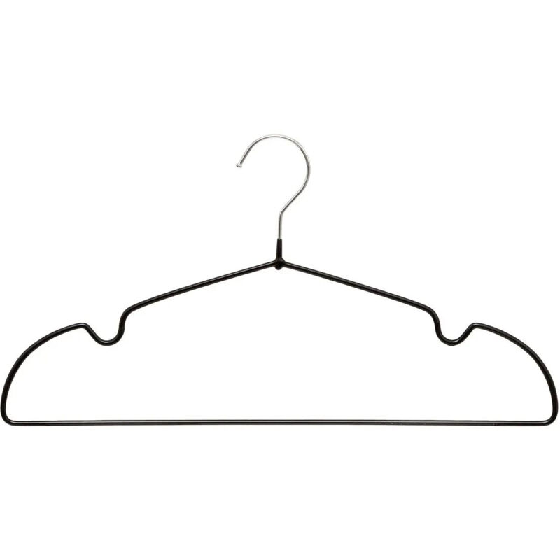 Lot de 20 Cintres Antidérapants "Hang'up" 40cm Noir
