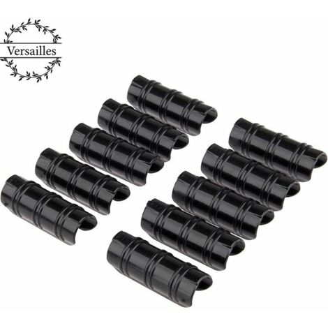 Lot de 20 colliers de serrage pour câbles de 20 mm – pour la fixation sécurisée des bâches et films de serre – résistants à l'humidité et aux températures extrêmes – 20 pièces